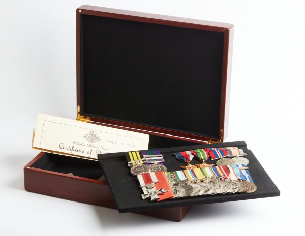 Personalised laser engraved, jarrah giftware, A4 medal box, family heirloom
